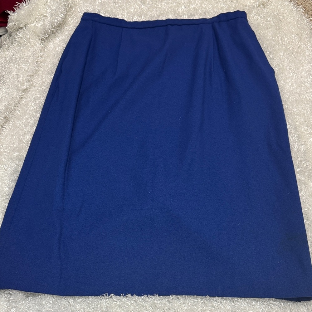 Pendleton blue skirt vintage size 18